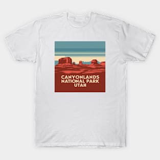 Canyonlands Utah - Minimalistic Design T-Shirt